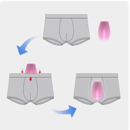 Men's Front Pouch Enhancer Pad Boost Confidence