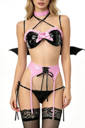 Dark Succubus Bikini Costume (6-Piece Set)