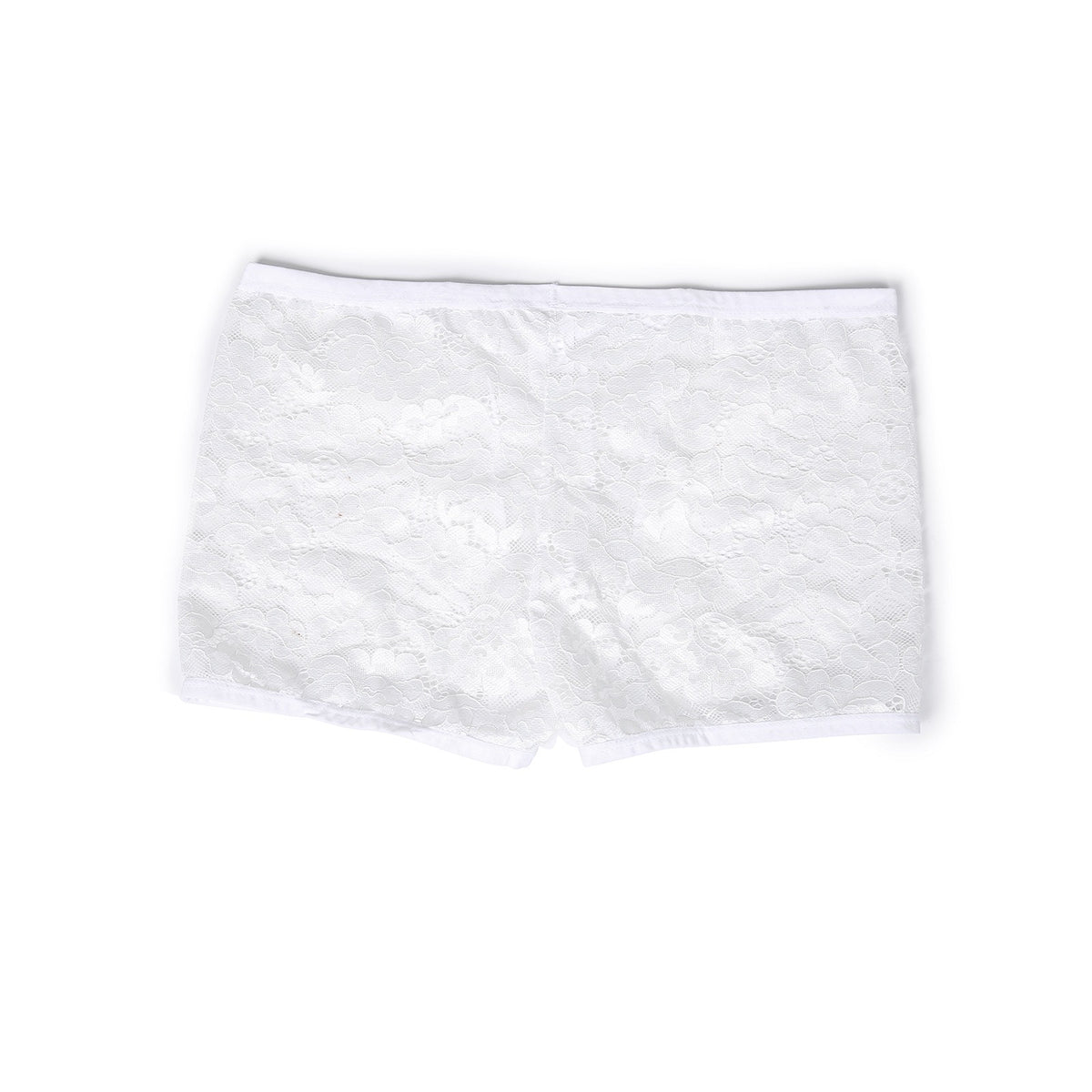 Men's Lace Boxer Briefs Floral Sheer Pouch Low Rise Underwear