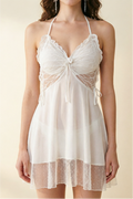 Satin & Lace Babydoll Nightgown