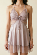 Satin & Lace Babydoll Nightgown