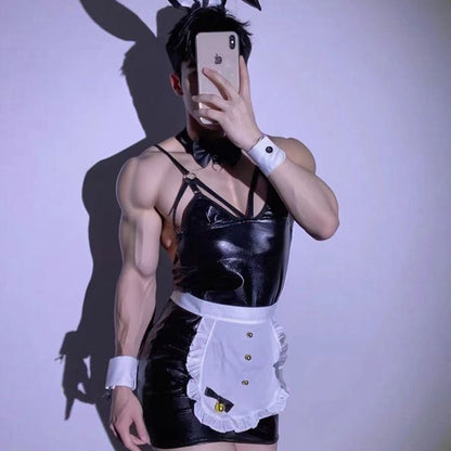 Men's Role Play Bunny Girl Maid Outfit