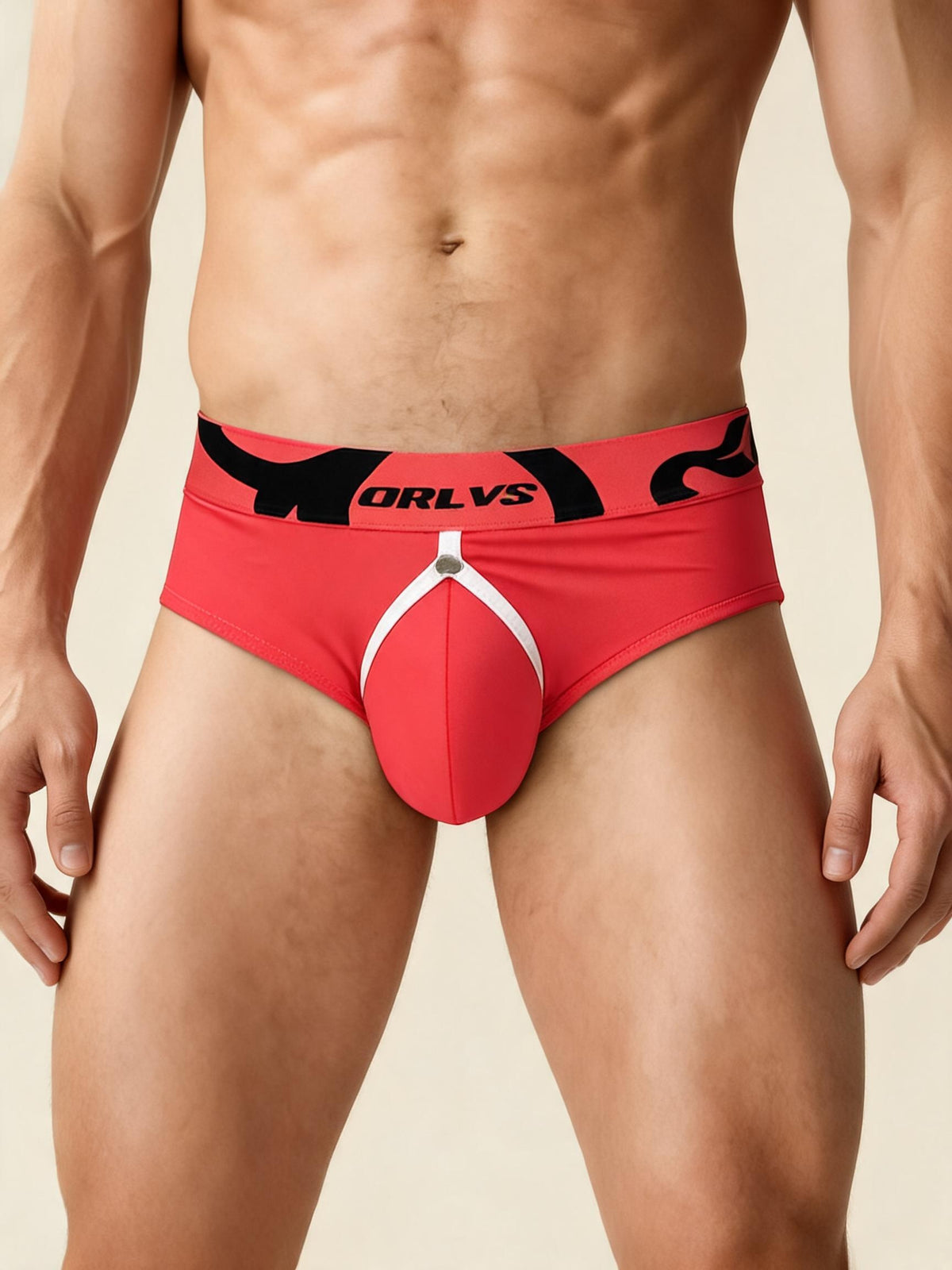 Men's ORLVS Pouch Briefs Low Rise Thong Underwear