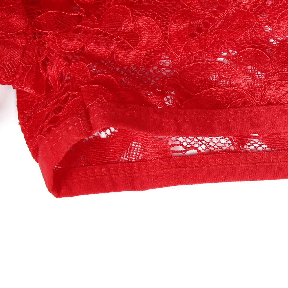 Men's Lace Boxer Briefs Floral Sheer Pouch Low Rise Underwear