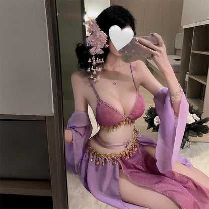 Lace-up Backless Chiffon Chinese Ancient Style Sexy Lingerie