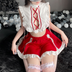Red + stockings