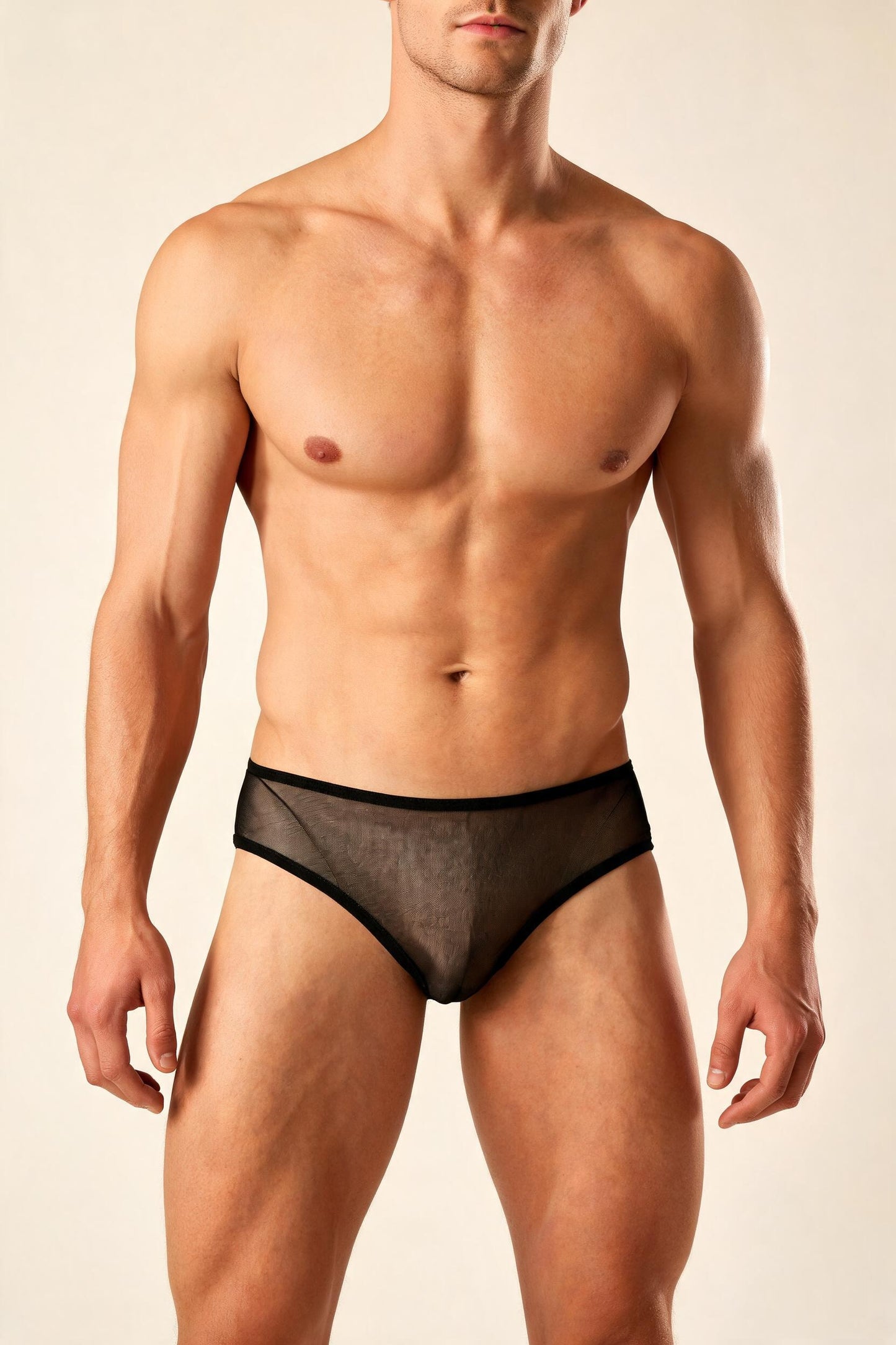 Men's Gold Chain Harness Thong Underwear Sexy Low Rise G-String Briefs