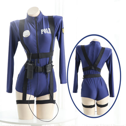 Roleplay Police Uniform Cosplay Costume Sexy Underwear