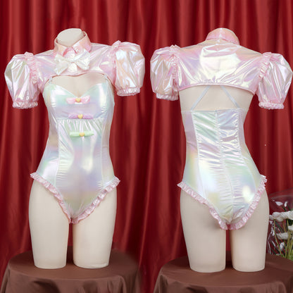 Angel Backless Colorful Anime Costume