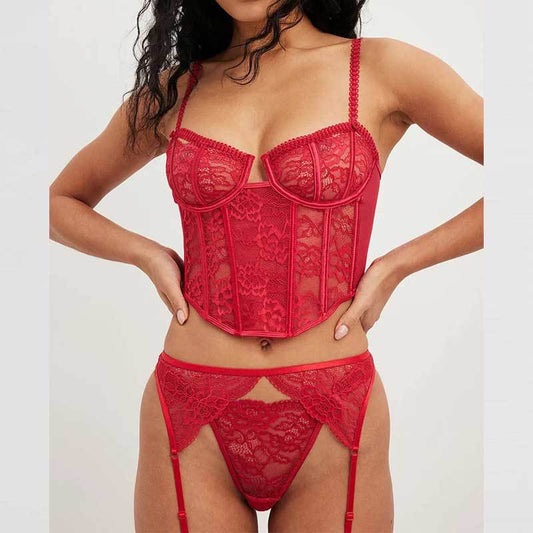 Push Up Corset Bra and Panty Sets