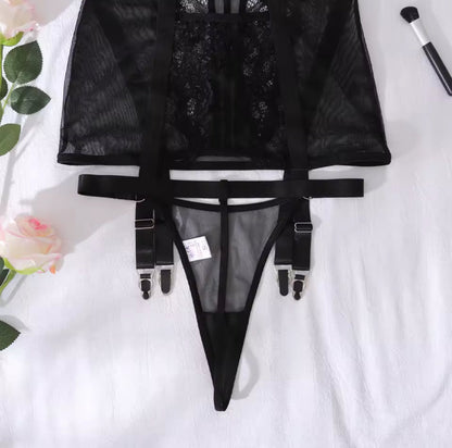 Black Mirage Nightdress