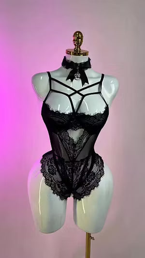 Edgy Black Lace Edit