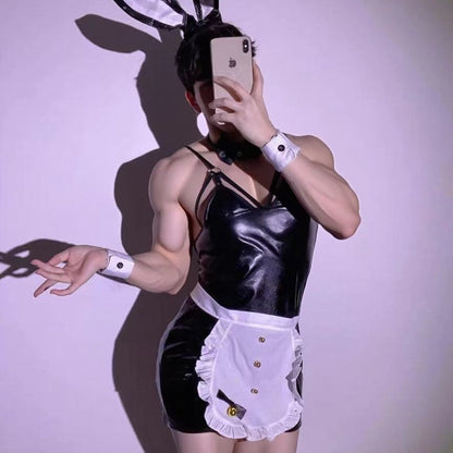 Men's Role Play Bunny Girl Maid Outfit