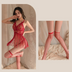 Red & Stockings Suit