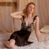 Black nightgown