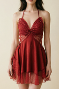 Satin & Lace Babydoll Nightgown