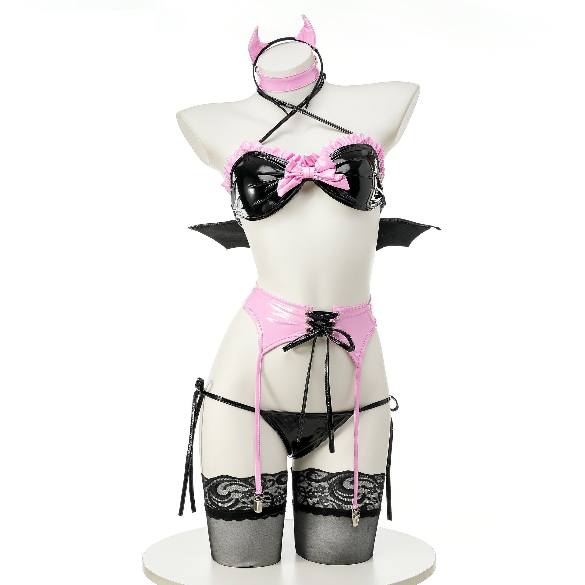 Dark Succubus Bikini Costume (6-Piece Set)