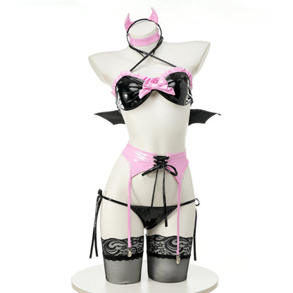 Dark Succubus Bikini Costume (6-Piece Set)