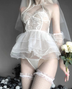 White + Stockings