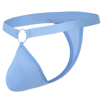 Men's Jockstrap Pouch Low Rise Round Jade Charm Underwear