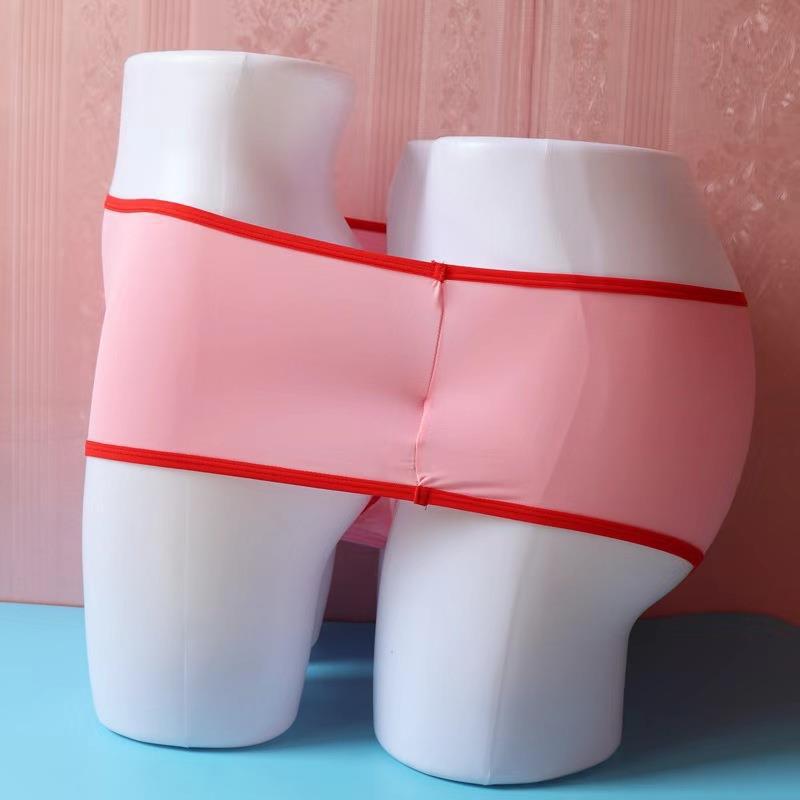 Couple Connected Thong See-Through Passion Wear No Take Off Lingerie