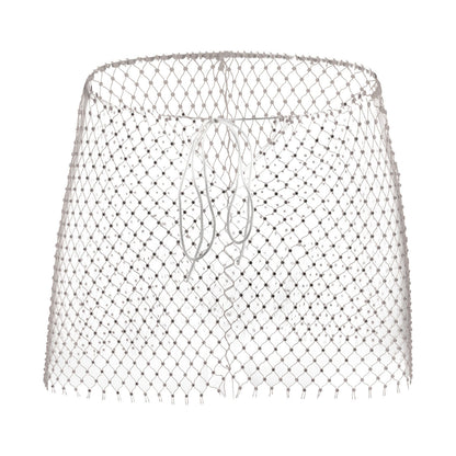 Men's Rhinestone Fishnet Mesh Bodysuit