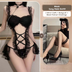 black + black mesh stockings