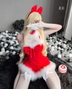 Red + stockings