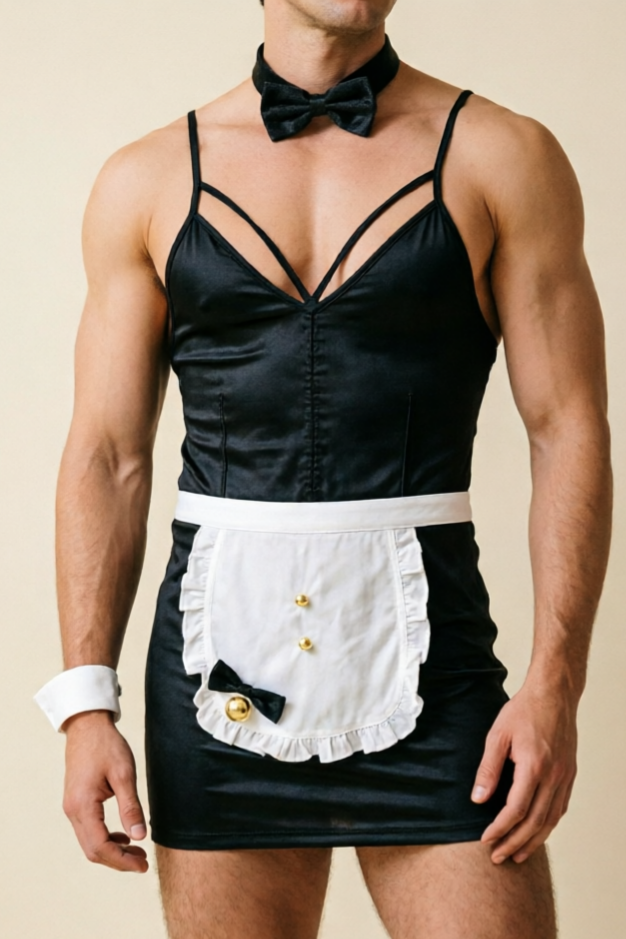 Men's Role Play Bunny Girl Maid Outfit