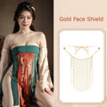 Ancient Style Sheer Tube Top Dress Set with Sleeves & Thong