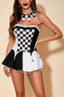 Black White