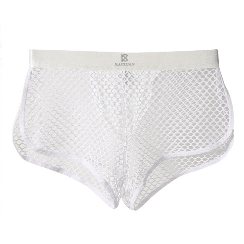 Men's Fishnet See-Through Boxer Briefs