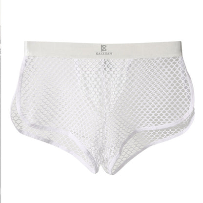 Men's Fishnet See-Through Boxer Briefs