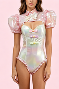 Angel Backless Colorful Anime Costume