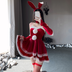 Red + stockings