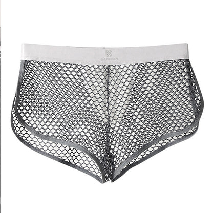 Men's Fishnet See-Through Boxer Briefs