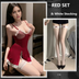 Red & Stockings Set