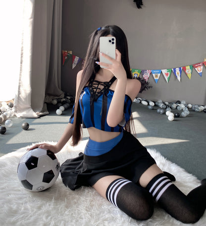 Football Cheerleading Enthusiasm Skirt Outfit