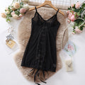 Mesh Sexy Suspenders Transparent Lace Sexy Lingerie Temptation Jumpsuit